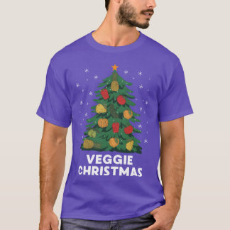 Veggie Christmas Funny Fruit Christmasrees friend T-Shirt