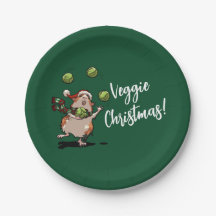 Veggie Christmas! Guinea Pig Juggling Sprouts