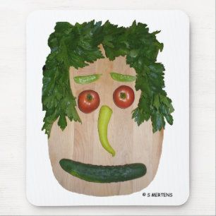 Veggie Face Mouse Mat