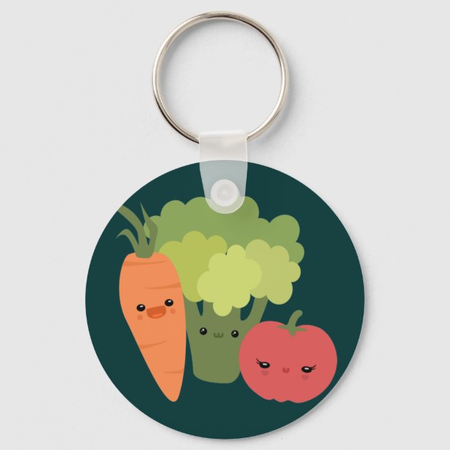 Veggie Friends Key Ring (Front)