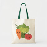 Veggie Friends Tote Bag<br><div class="desc">A veggie a day keeps the doctor away! Style things up and send a positive message with this adorable "Veggie Friends" design by Middlemind.</div>