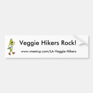 Veggie Hikers Rock! Bumper Sticker