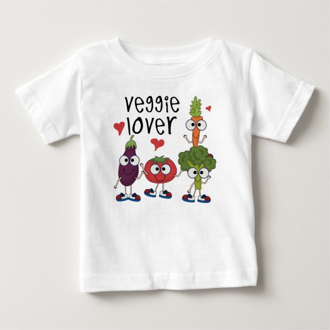 Veggie Lover Baby T-Shirt (Front)