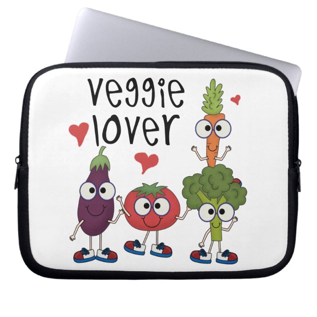 Veggie Lover Laptop Sleeve (Front)