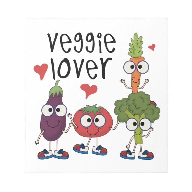 Veggie Lover Notepad (Front)