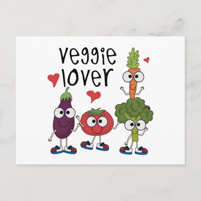Veggie Lover Postcard (Front)
