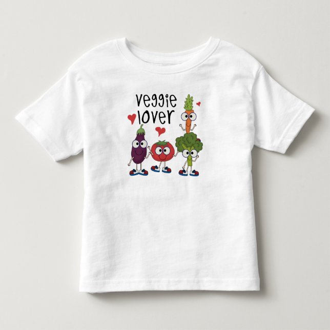 Veggie Lover Toddler T-Shirt (Front)