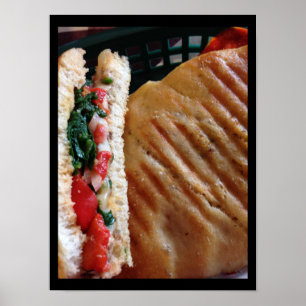 Veggie Panini Photo Poster