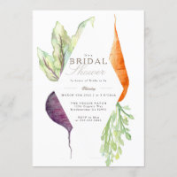 Veggie Patch Bridal Shower | Beet & Carrot