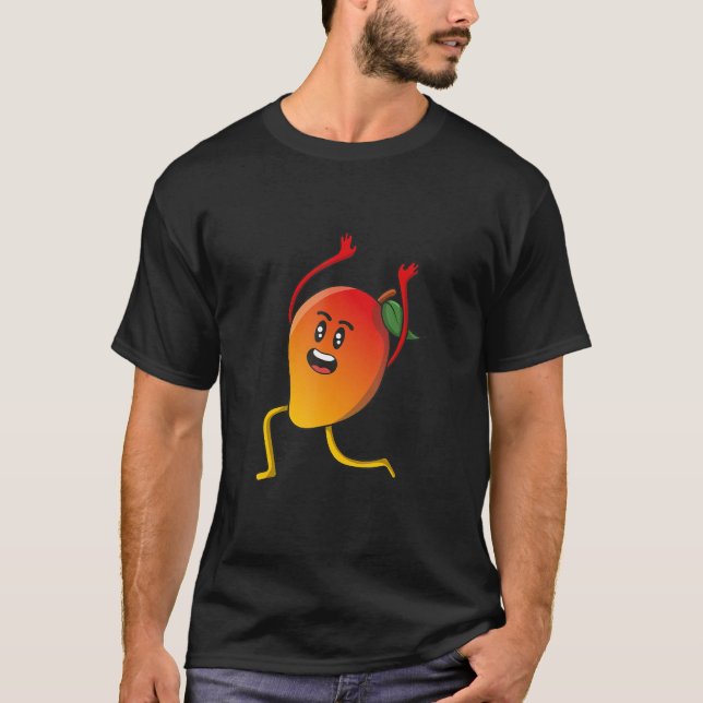 Veggie Power Mango Mango Lassi Kraft Vegan Protein T-Shirt (Front)