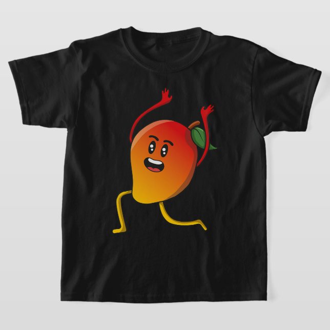 Veggie power mangoes mango lassi funny mango mango T-Shirt (Laydown)