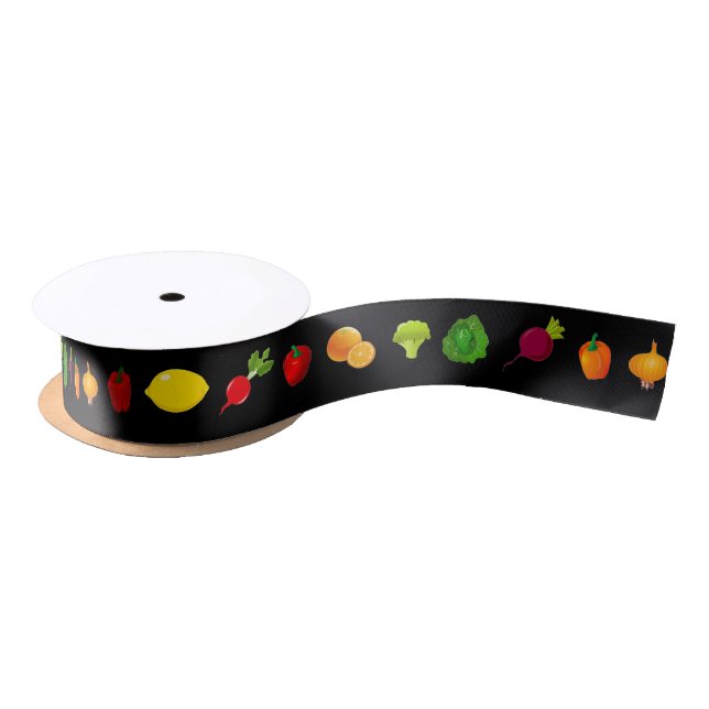 Veggie Ribbon Satin Ribbon (Spool)