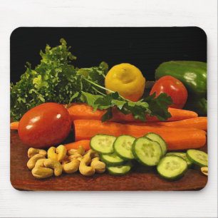 Veggie Salad Plate Mouse Mat