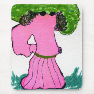 "Veggie Stroal Dance" Abstract Design Mousepad