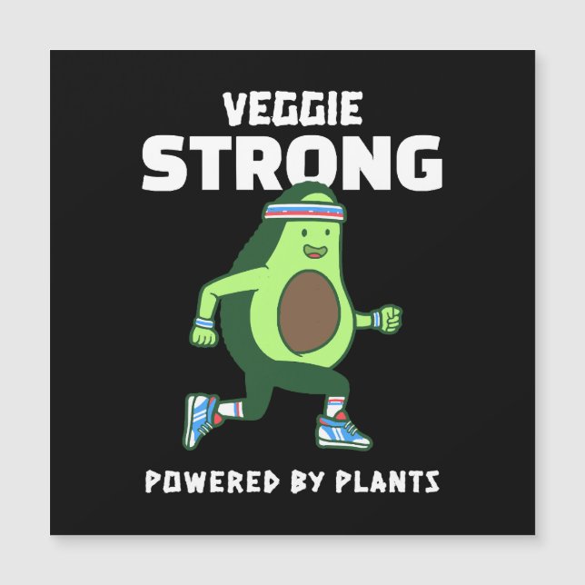 Veggie Strong, Powered by plants (Front)