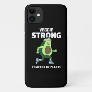 Veggie Strong, Powered by plants iPhone 11 Case