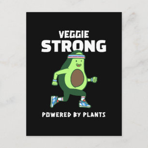 Veggie Strong, Powered by plants Enclosure Card