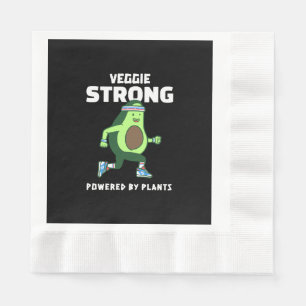 Veggie Strong, Powered by plants Napkin