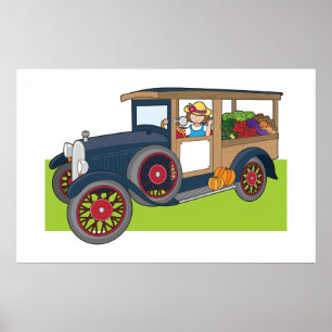 Veggie Truck Poster