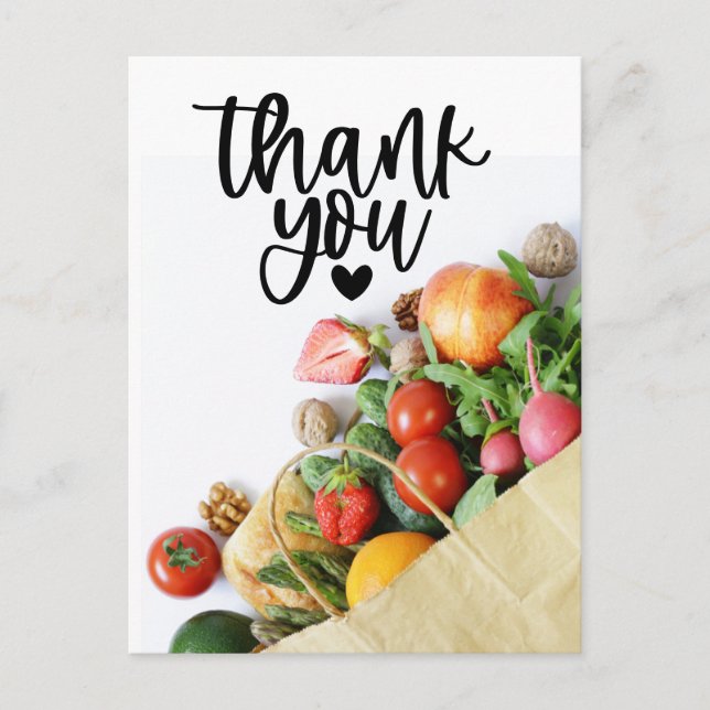 Veggie vegetable Vegetarian appreciation Postcard (Front)