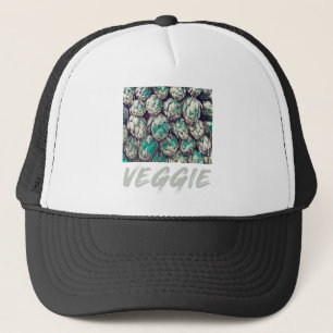 Veggie Vintage Vegetarian Gift Trucker Hat