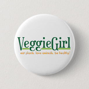 VeggieGirl Button