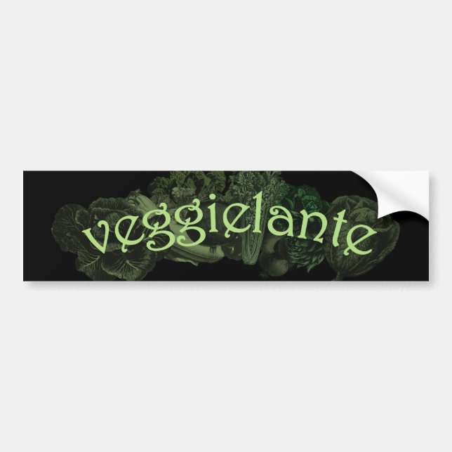 Veggielante Bumper Sticker (Front)