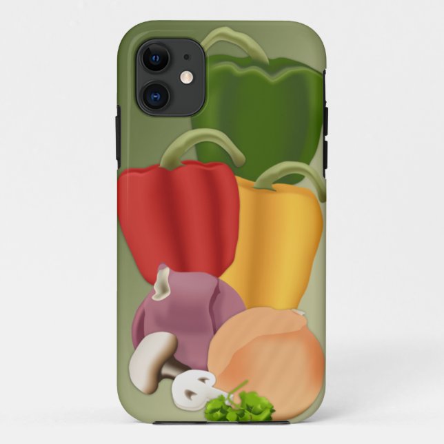Veggies Case-Mate iPhone Case (Back)