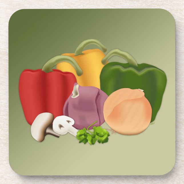 Veggies Coaster (Front)