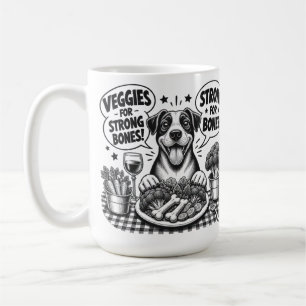 Veggies For Strong Bones! - World Vegan Day Coffee Mug