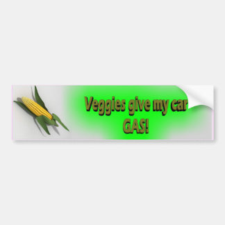 Veggies Give My Car Gas Sticker