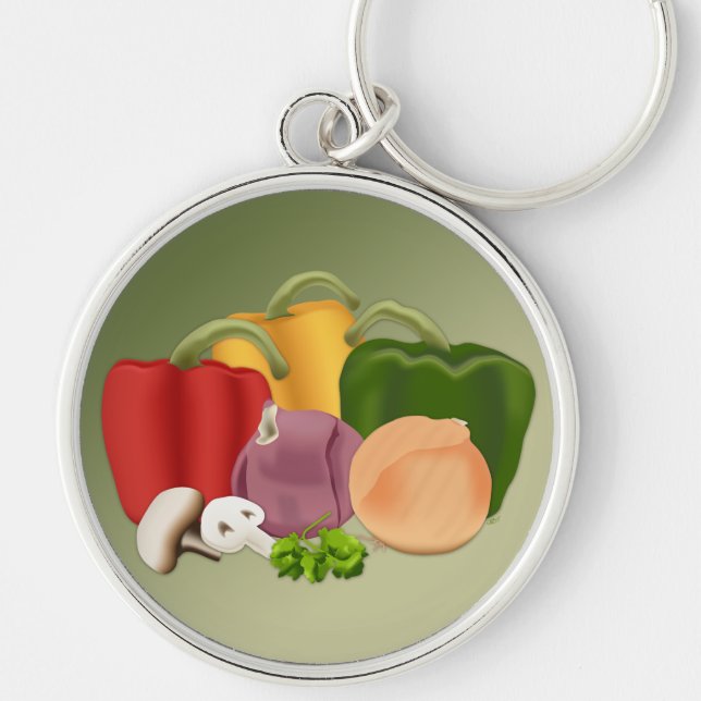Veggies Key Ring (Front)
