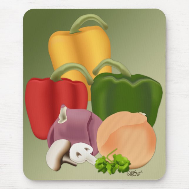 Veggies Mouse Mat (Front)