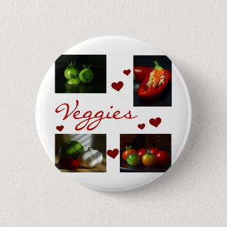 Veggies T-shirts and Gifts 6 Cm Round Badge