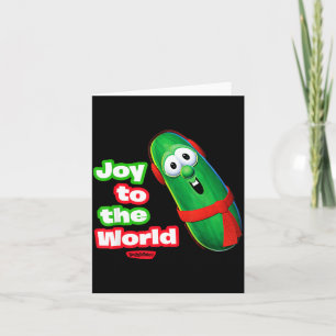 Veggietales Joy To The World Larry The Cuber  Card
