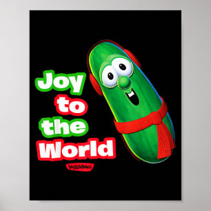 Veggietales Joy To The World Larry The Cuber  Poster