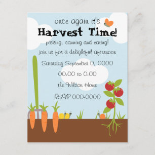 Vegtable Garden Invitation