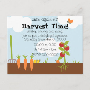 Vegtable Garden Invitation