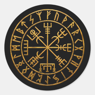 Vegvisir Classic Round Sticker