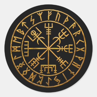 Vegvisir Classic Round Sticker