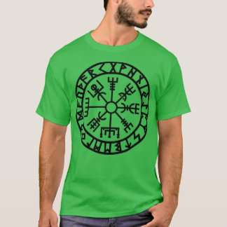 Vegvisir Futhark Runes Navigator Vikings Essential T-Shirt