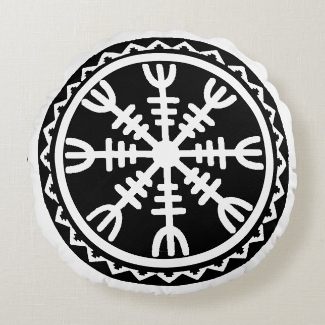 Vegvisir Protection Compass Pillow (Front)