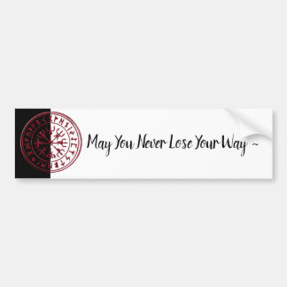 Vegvisir (Reddish) Bumper Sticker