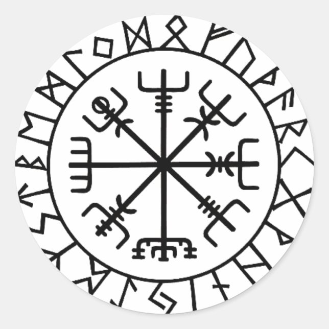 "Vegvisir" sticker car (Front)