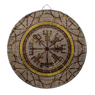 Vegvisir. The Magic Navigation Viking Compass Dartboard