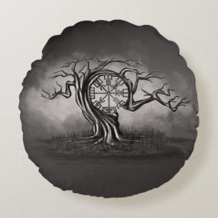 Vegvisir Tree Round Cushion