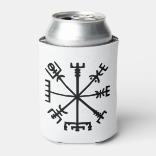 Vegvísir (Viking Compass) Can Cooler