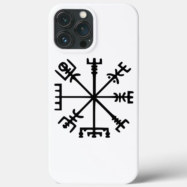 Vegvísir (Viking Compass) Case-Mate iPhone Case (Back)