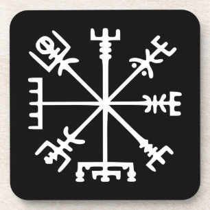 Vegvísir (Viking Compass) Coaster
