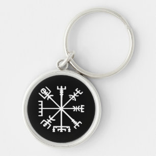 Vegvísir (Viking Compass) Key Ring